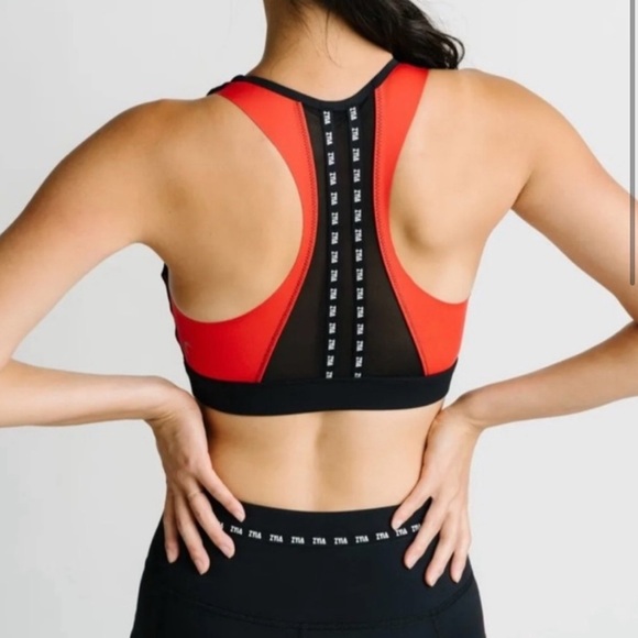 Zyia active game day light & tight bra black & red XS - Picture 1 of 6